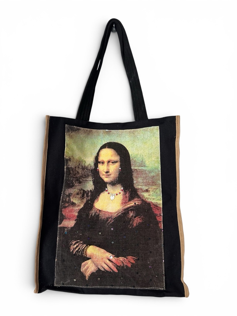 Mona Lisa In Jewelry Tote Bag